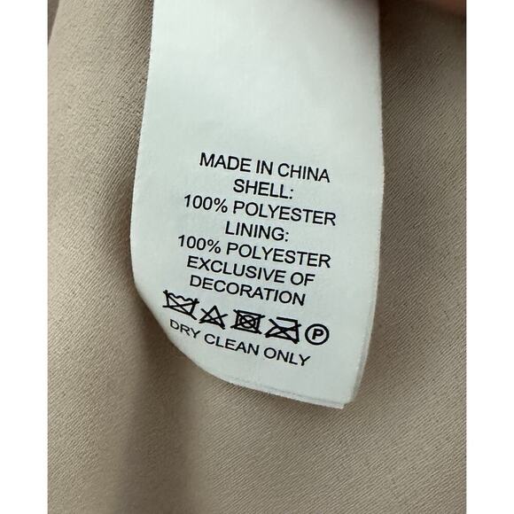 Kate Spade New York Flower Embroidered Layered Pink dress Size 6 - Picture 7 of 8